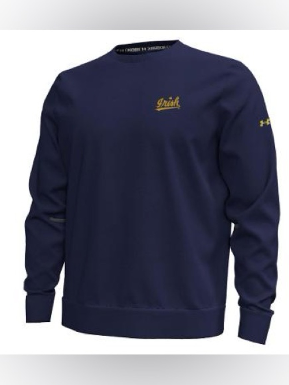 Under Armour Notre Dame Irish Navy Crewneck Sweatshirt XXL